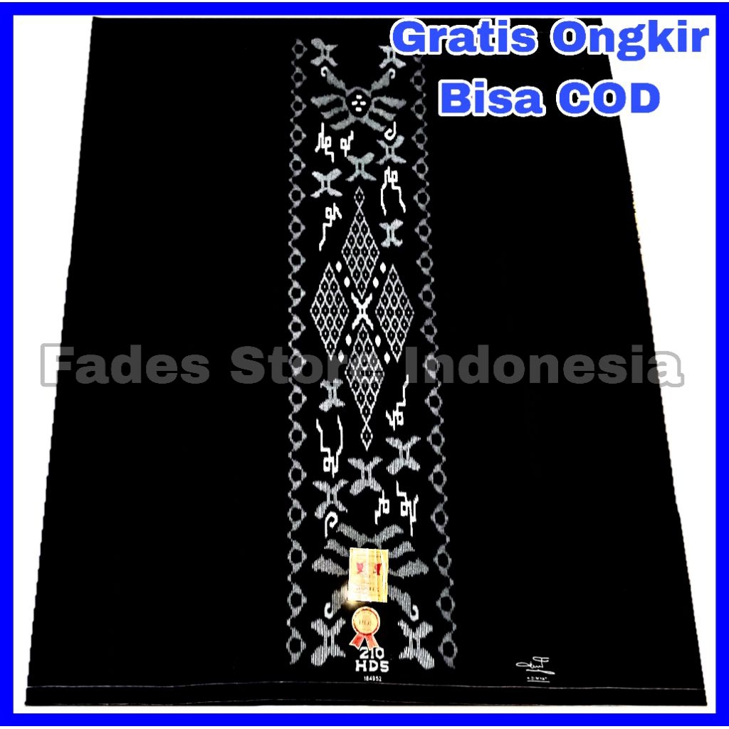 Sarung HDS Hitam Polos