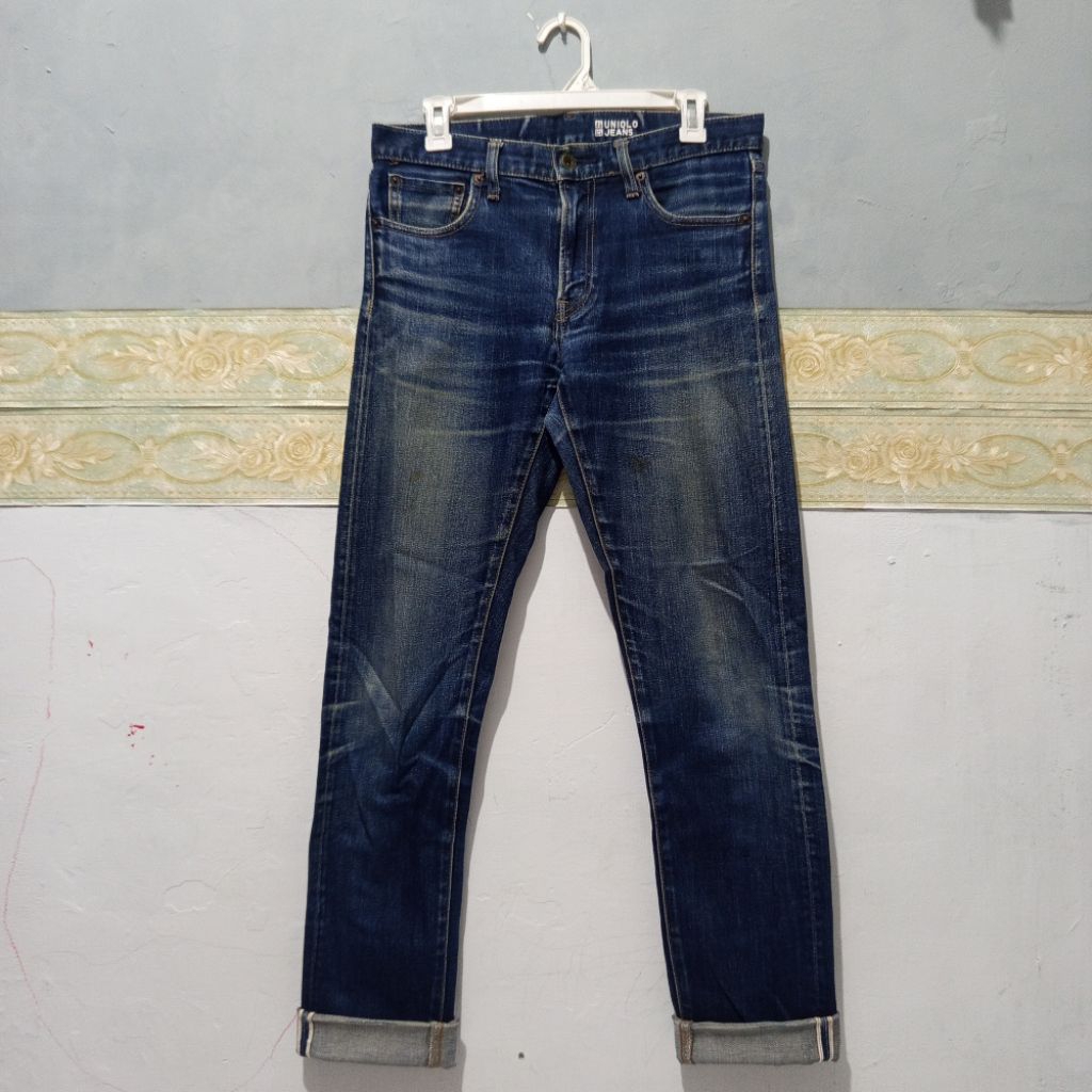 jeans yunklo fadding selvadge size 32
