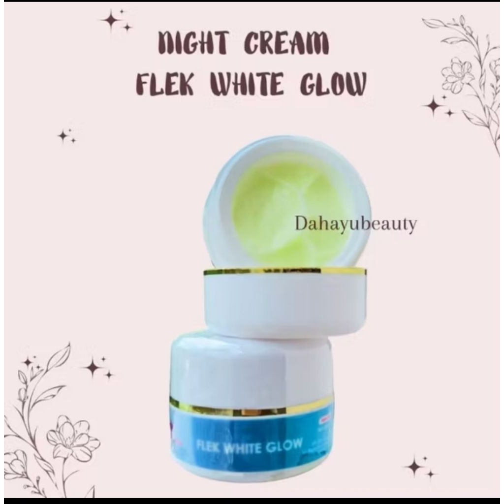 night cream flek white glow