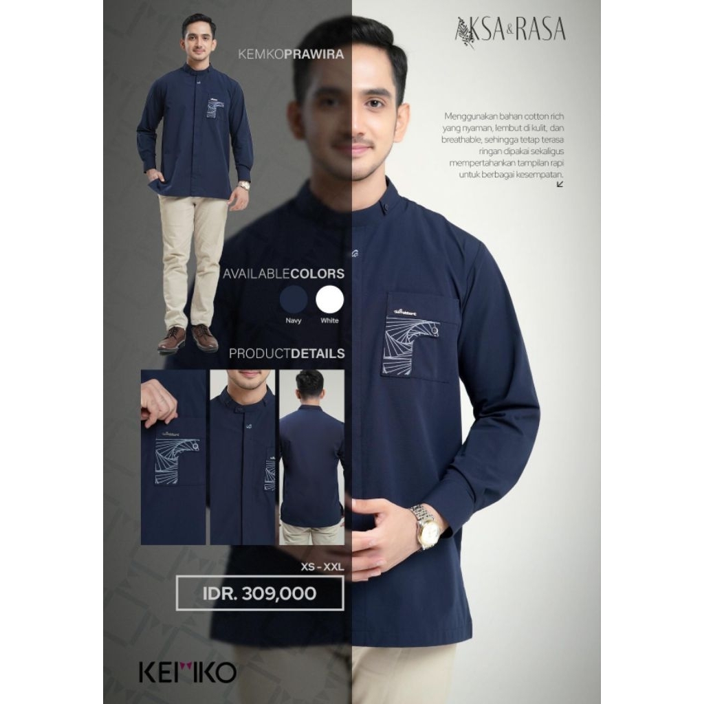 RABBANI 2026_ KEMKO RABBANI PRAWIRA/ ATASAN PRIA RABBANI LENGAN PANJANG