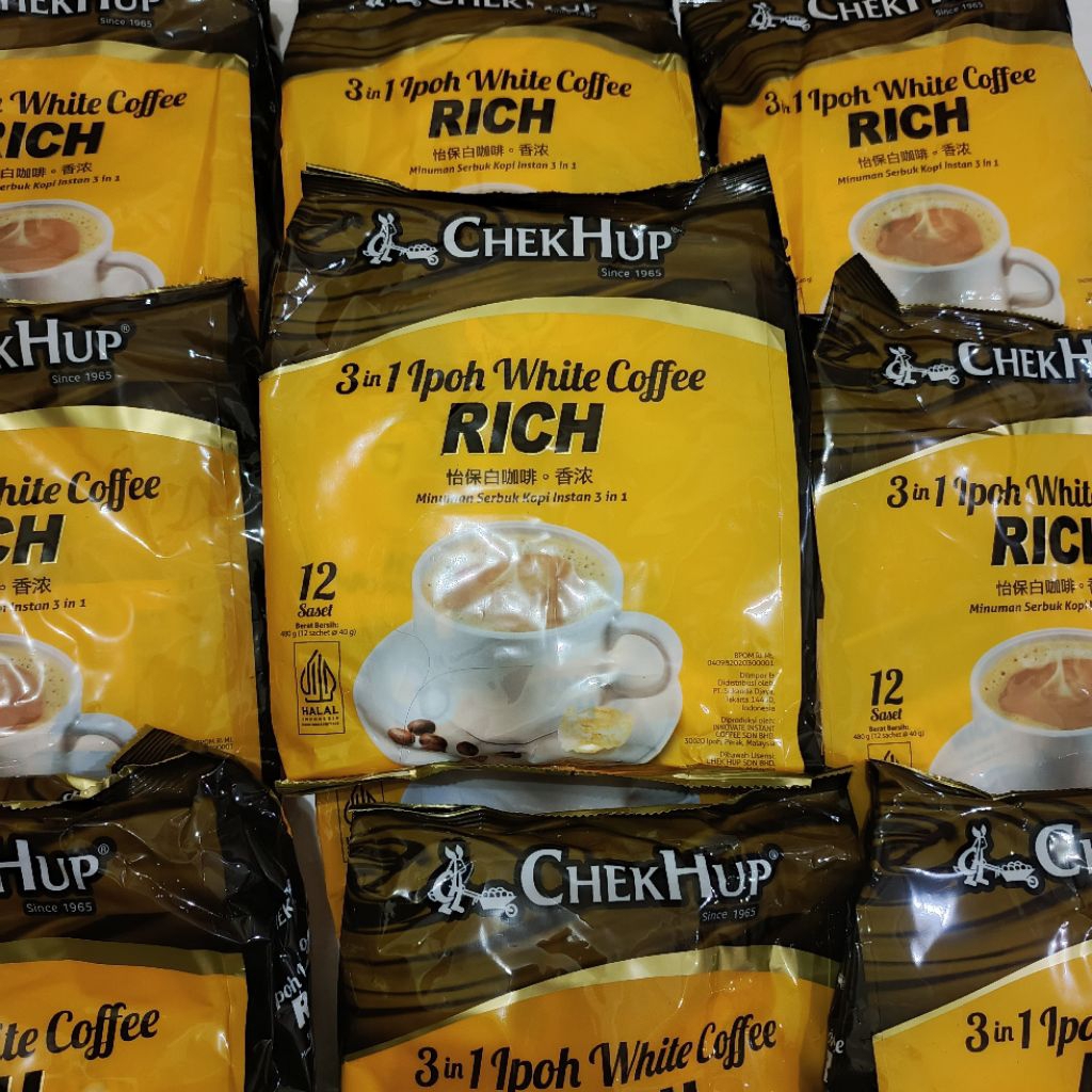 CHEK HUP RICH Ipoh White Coffee Kopi ChekHup Halal