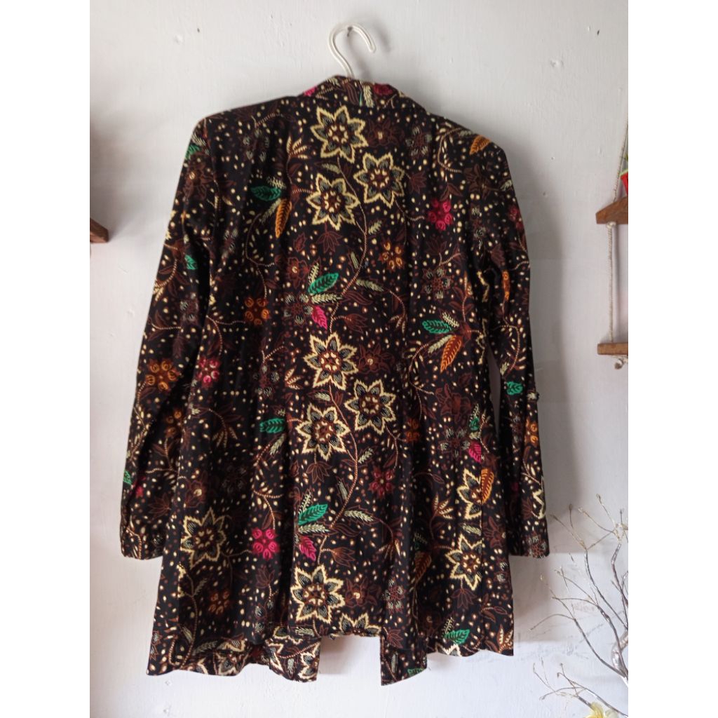 prelove kemeja batik wanita lengan panjang /outer batik wanita