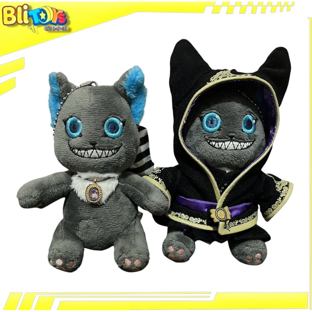 Plushy Keychain Grim Twisted Wonderland original Disney versi 1 & 2