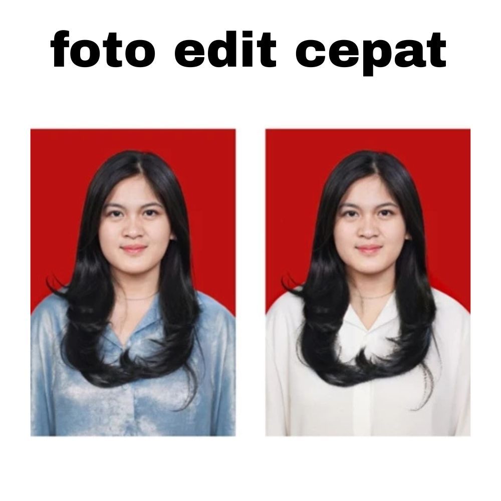 edit, Ganti Background Merah Biru