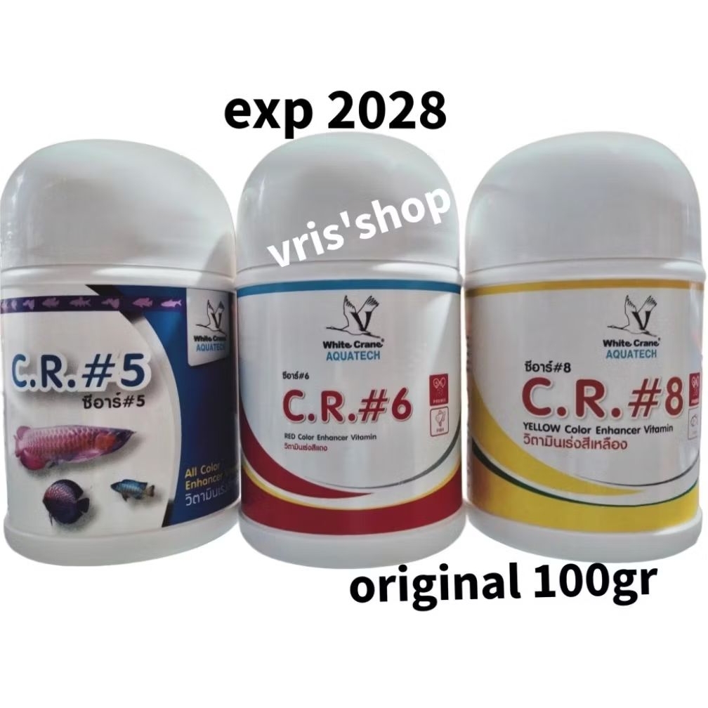 cr5 cr6 cr8 color rich 100 gram  vitamin pewarna arwana diskes.louhan