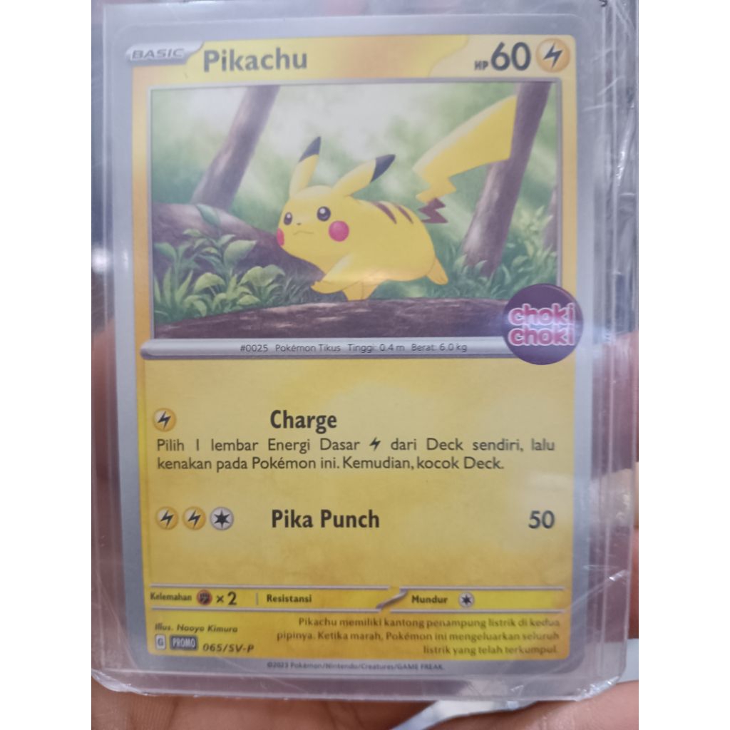 Pikachu Choki Choki - Pokemon TCG Ori