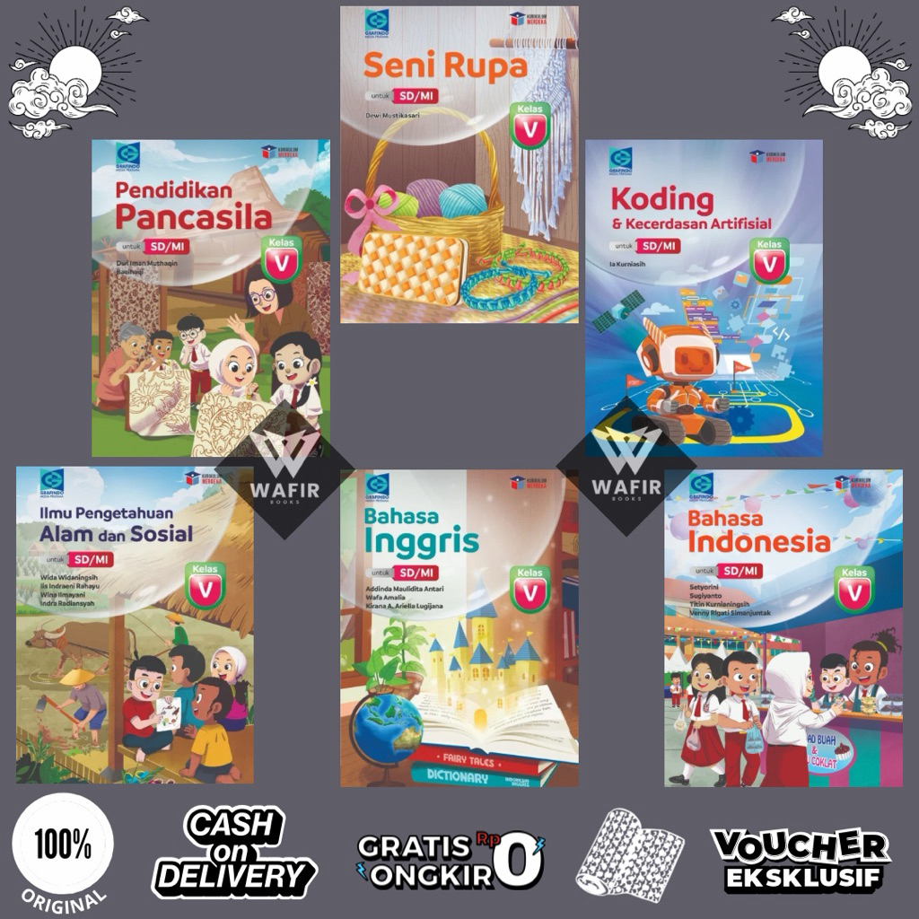 Buku Grafindo kelas 5 SD/MI Kurikulum Merdeka Penerbit Grafindo Media Pratama