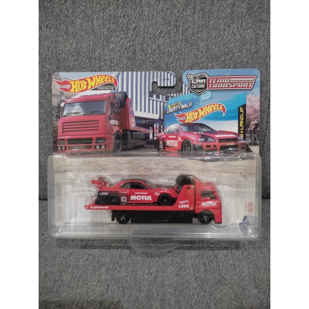 Hotwheels Team Transport R34 Motul