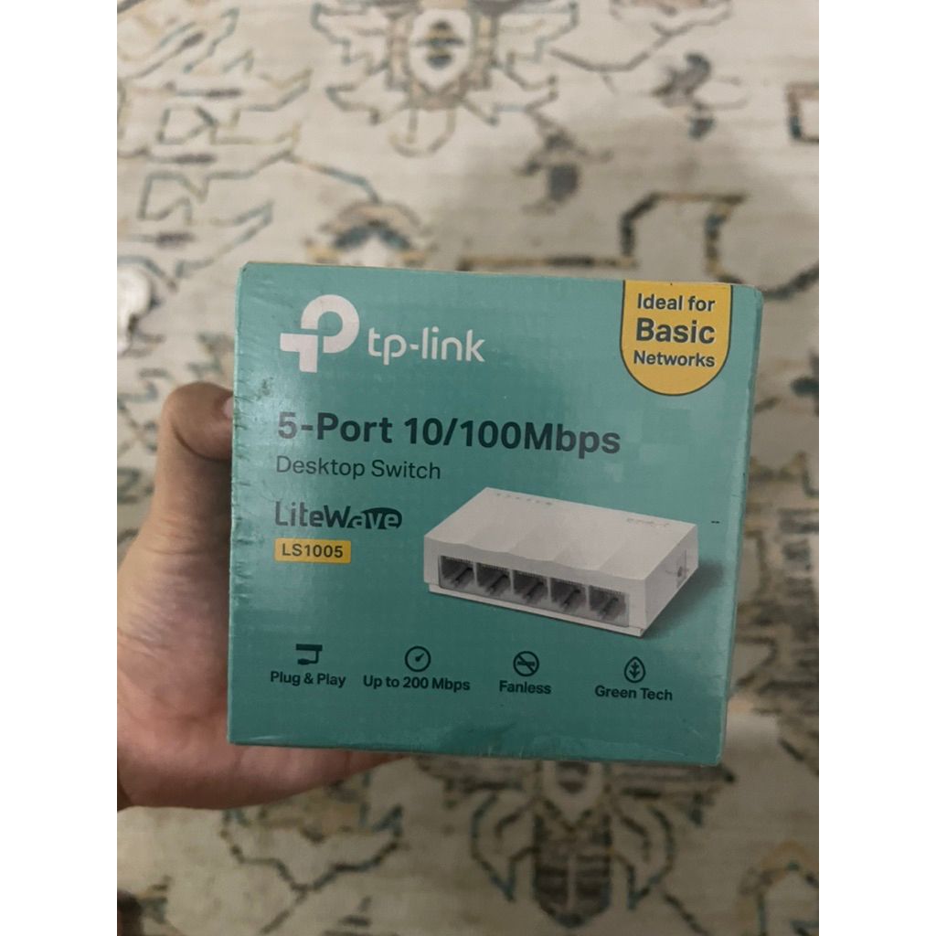 Tp-link 5 port new