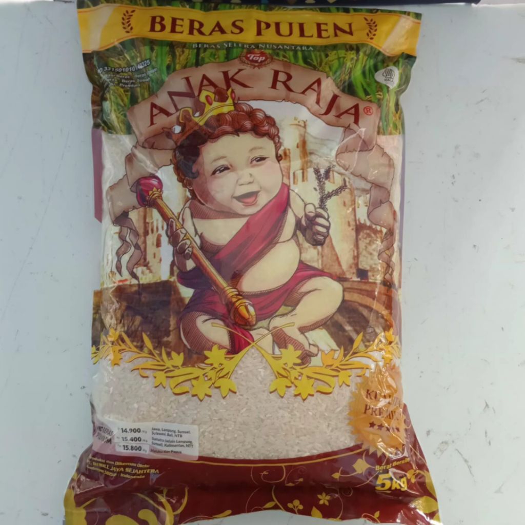BERAS ANAK RAJA 5KG BERAS PULEN