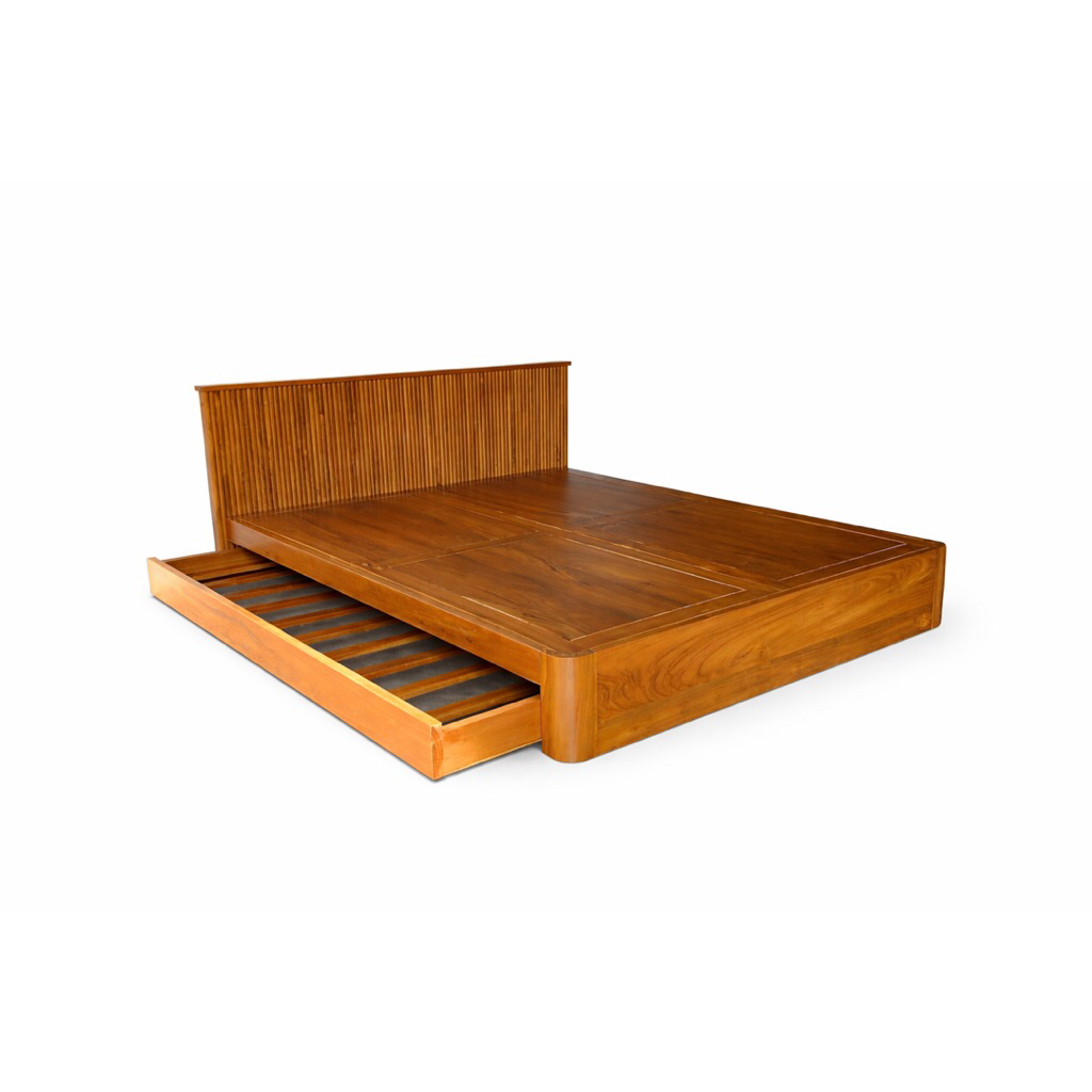 dipan minimalis kayu jati,dipan salur jati,Dipan ukuran 180x200