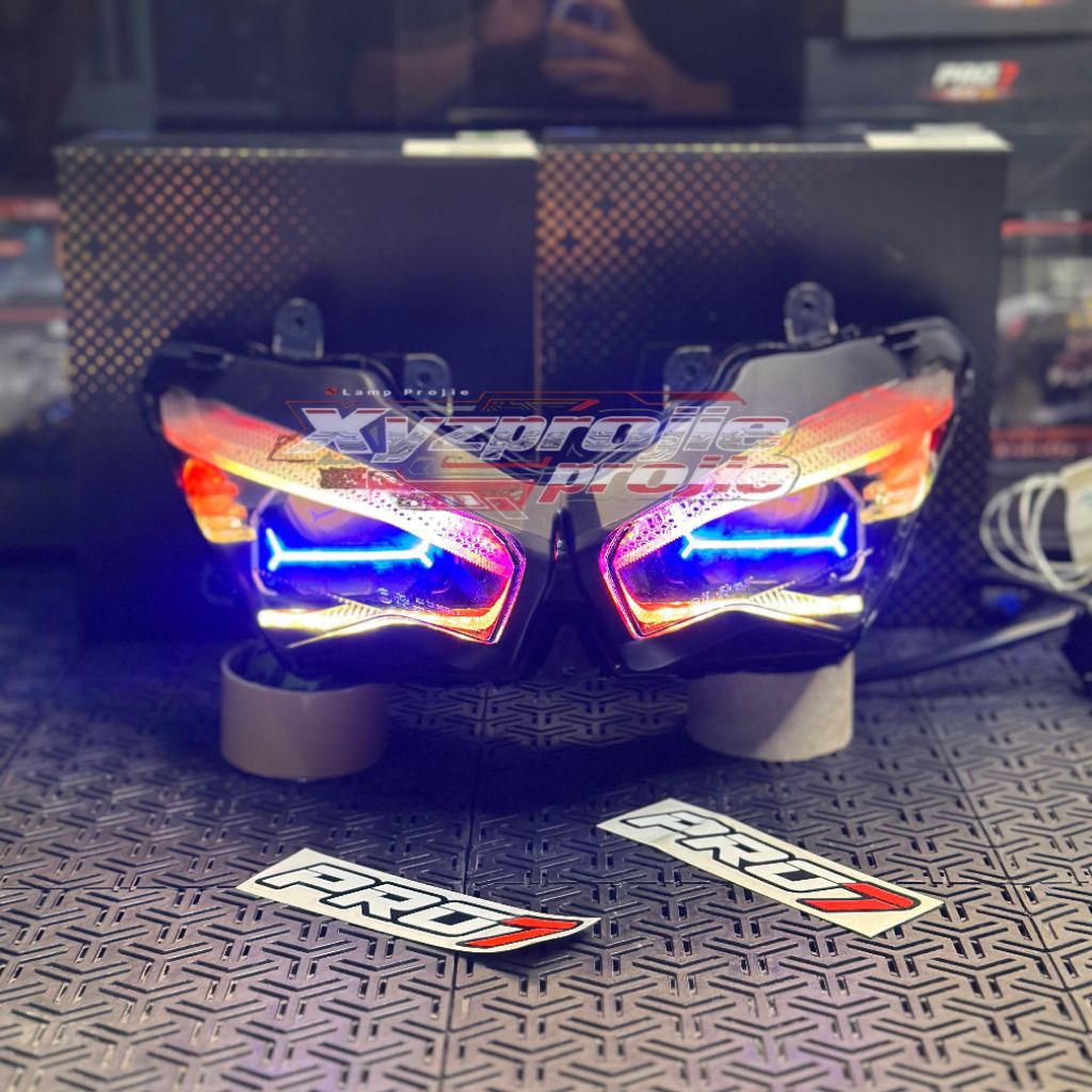 BILED PRO7 NINJA ZX 25R NEW/ PAKET BILED KAWASAKI ZX NINJA NEW 25R DOUBLE BILED P.7MRX FULL FRAME WR