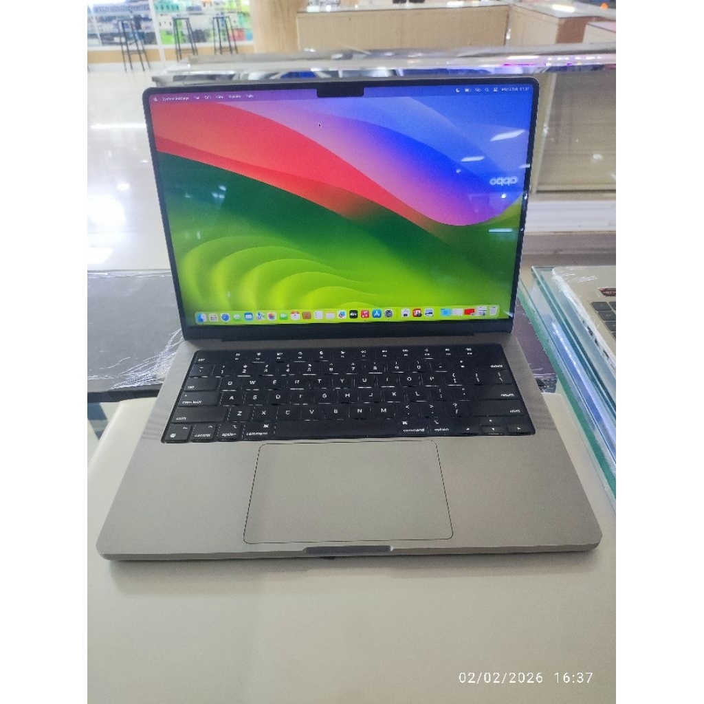 Macbook Pro 14inc 2021 M1 Pro Ram 16GB SSD 2TB Cc 319 HB 87%