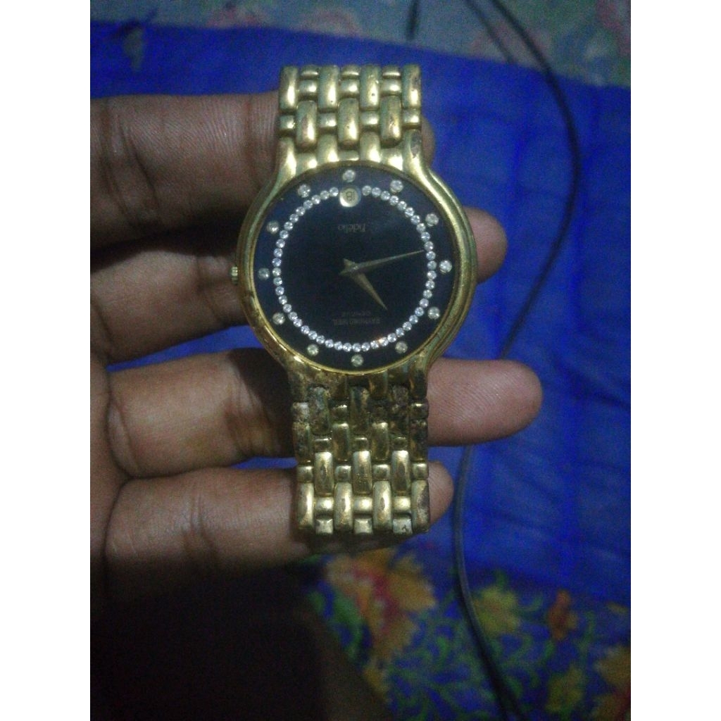 jam tangan lapis emas RAYMOND WEIL geneve FIDELIO original 100% minus ngelupas dikit seperi foto dan