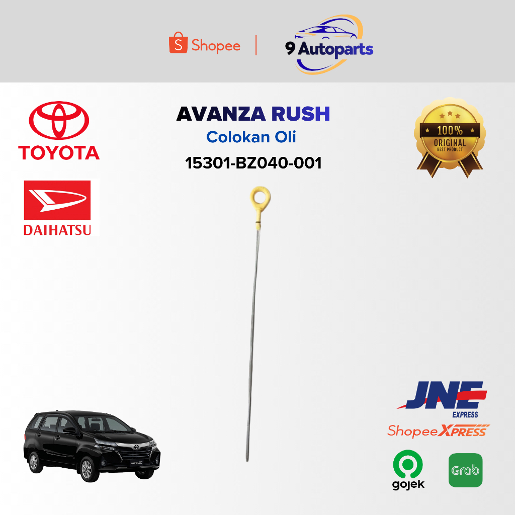 [COD]Dipstick Colokan oli Tongkat pengukur oli mesin Avanza VVTI Terios Rush Xenia .tipe VVTI 15301-