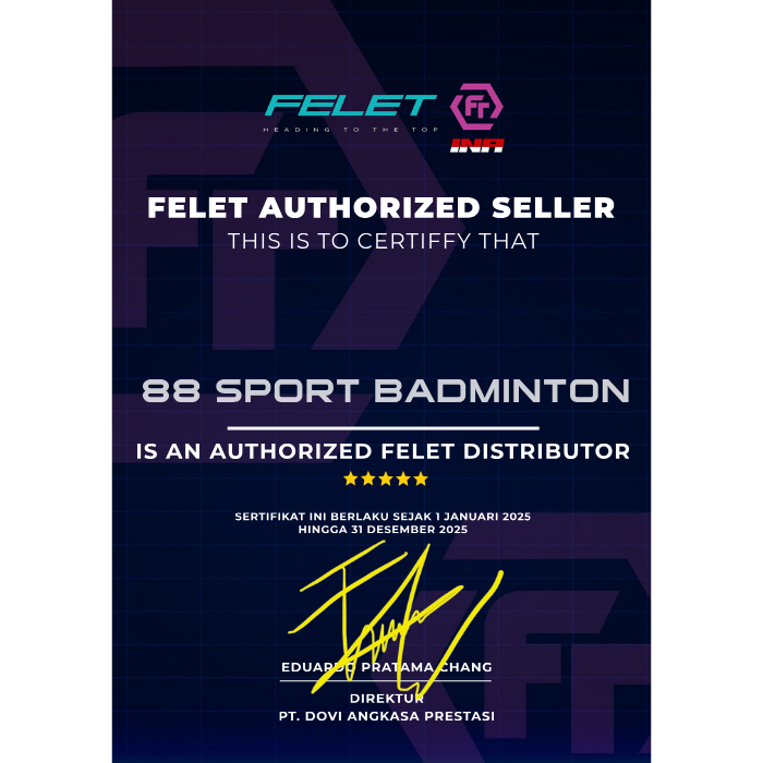 HOT DEALS Felet DAMOR ( Court Shoes ) Badminton Shoes - Sepatu Badminton Original Felet