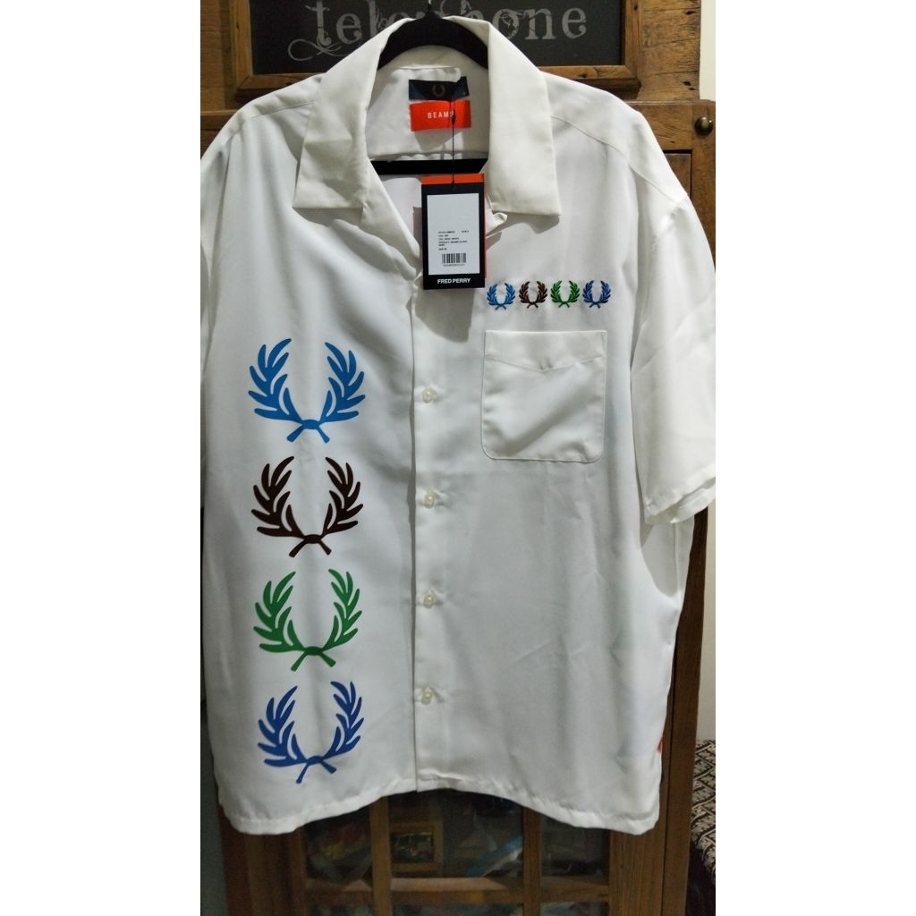 kemeja Fred Perry X Beams