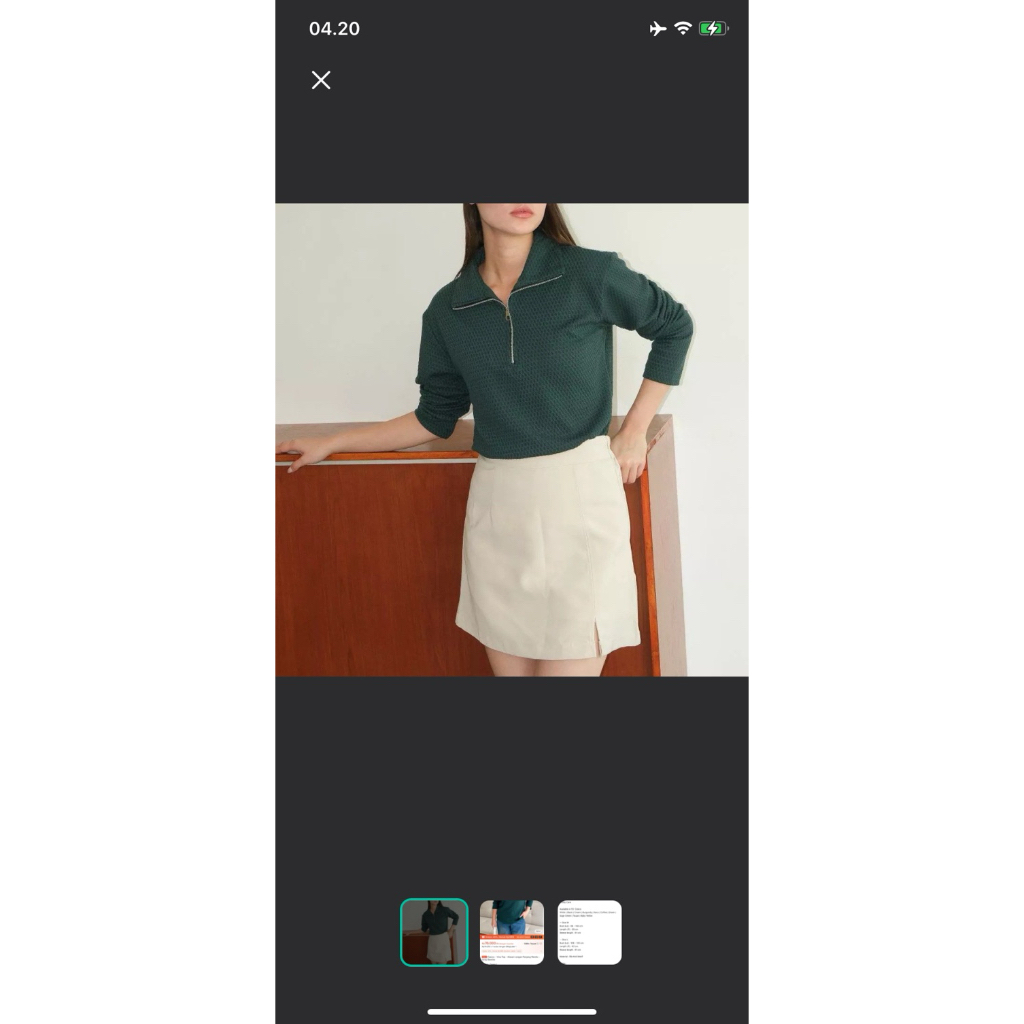 polo top half zipper