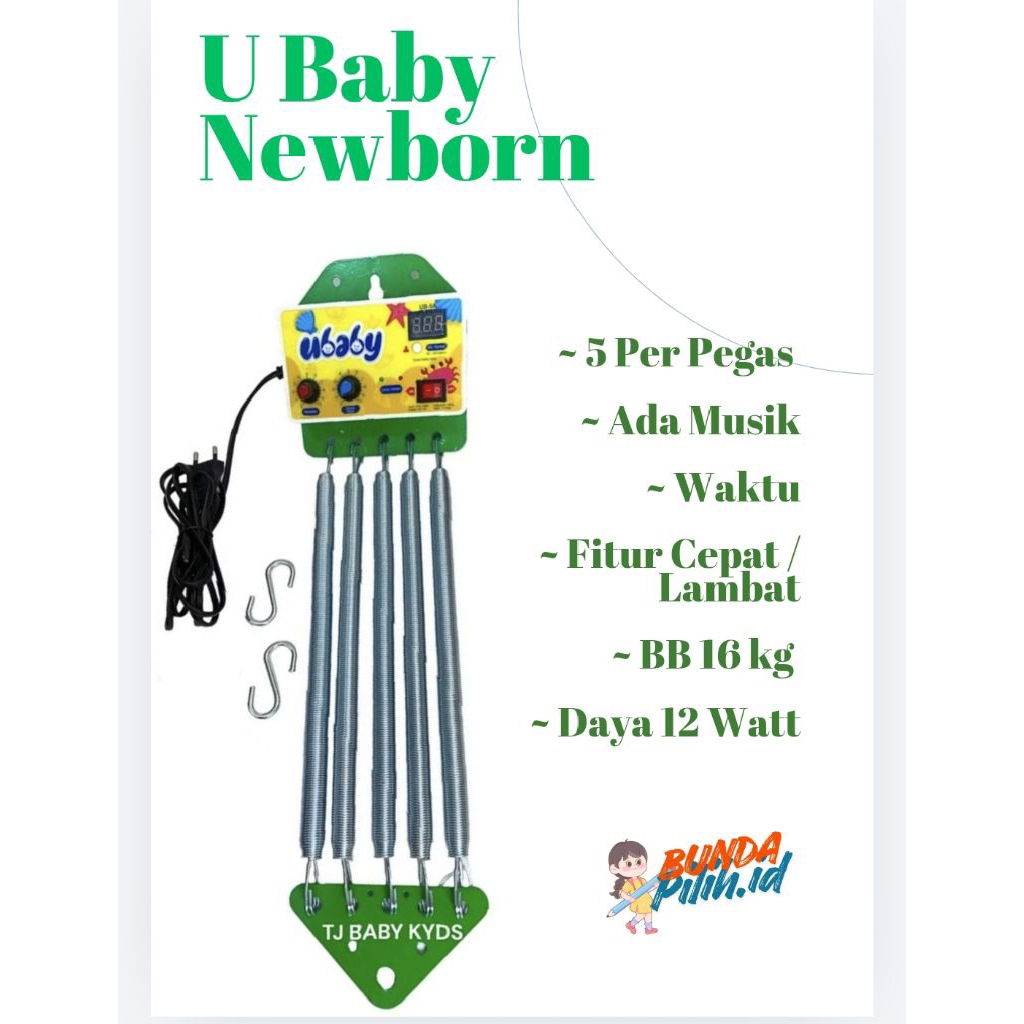 Ayunan Listrik U Baby 5 Per ( AMAN COD SE- INDONESIA )