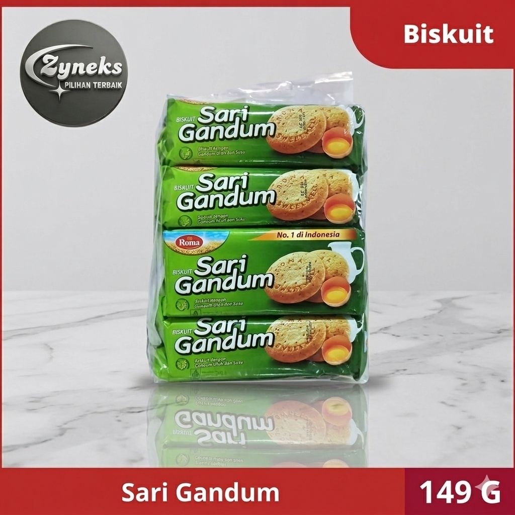 TERMURAH Roma Sari Gandum 149g - Biskuit Gandum Utuh Sehat & Bergizi
