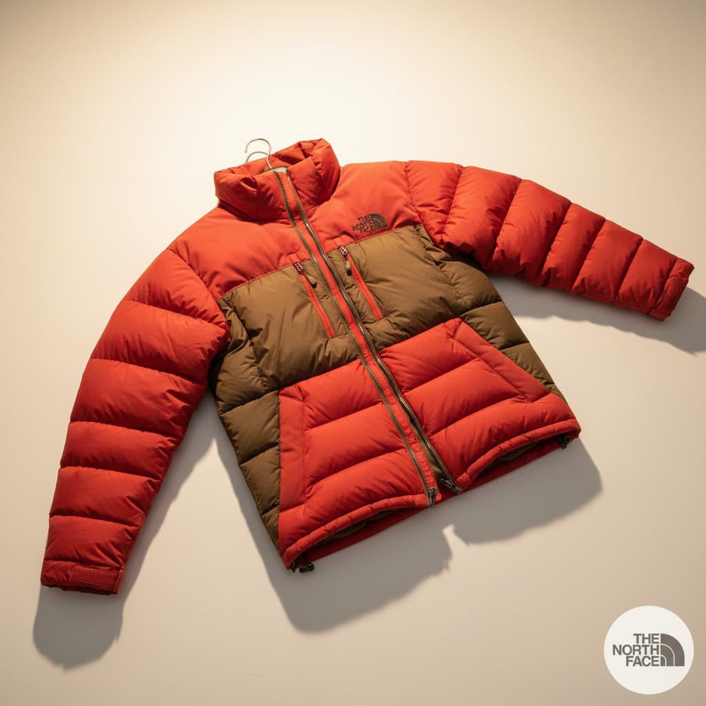 The North Face TNF  Bulu Angsa Gelembung Outdoor Down Jacket Gelembung keren