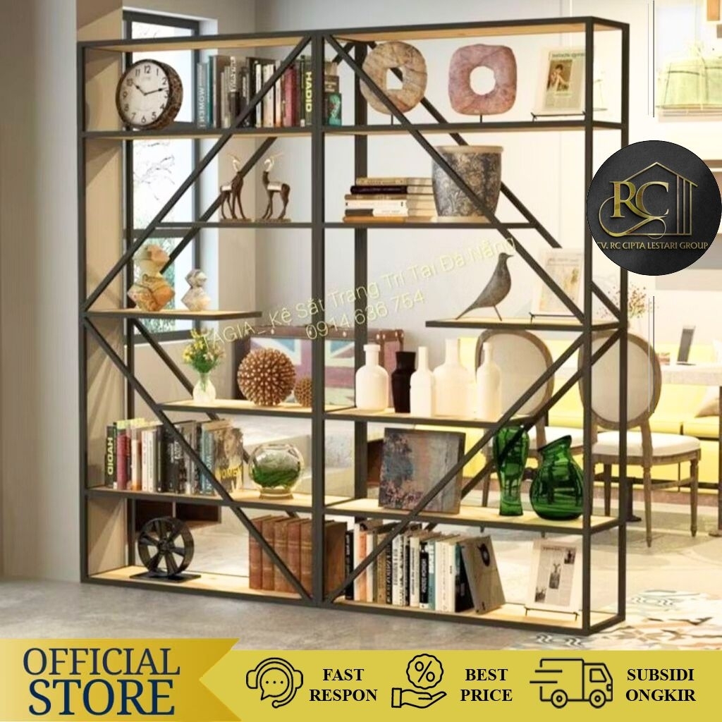 Rak Partisi|Partisi Pembatas Ruangan|Rak Pajangan|Rak Decor