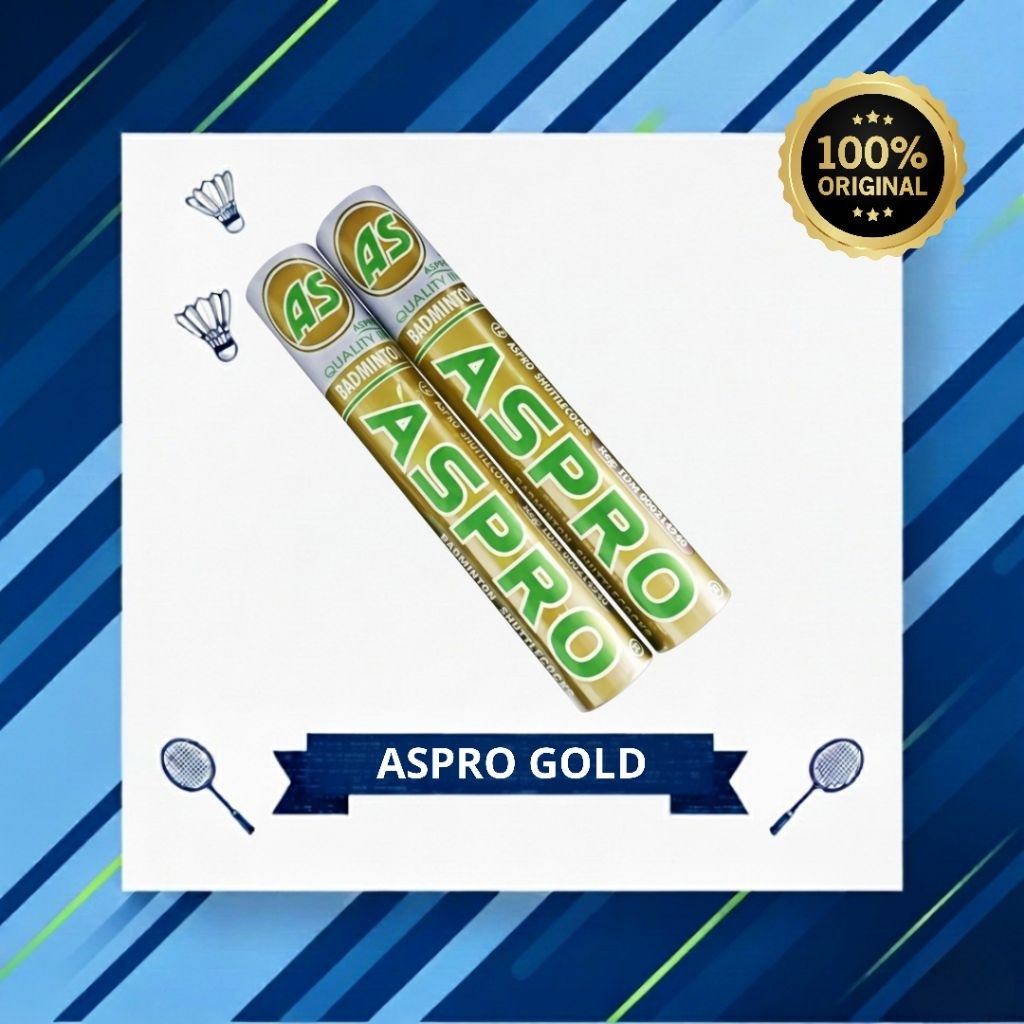 KOK ASPRO GOLD/Kok Bulutangkis/100%Original