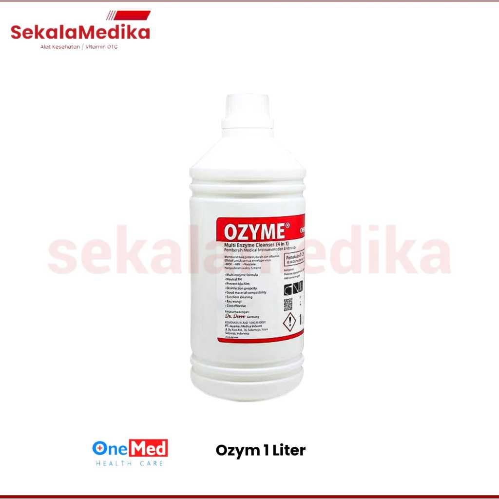 Ozyme 1 Liter Multy Enzym Cleanser Onemed Instrumen / Botol