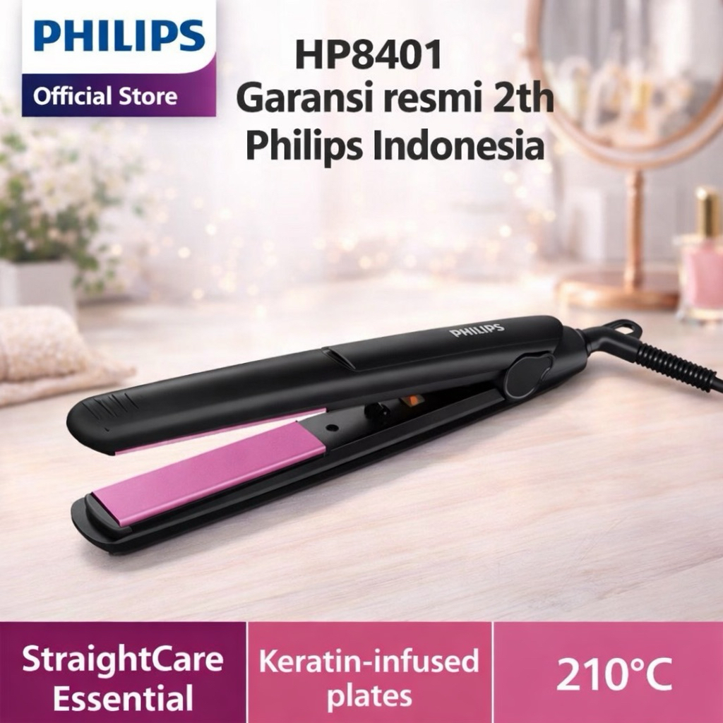 Philips Catok Rambut HP8401 Catokan Kerashine Original Philips HP 8401 Keratin