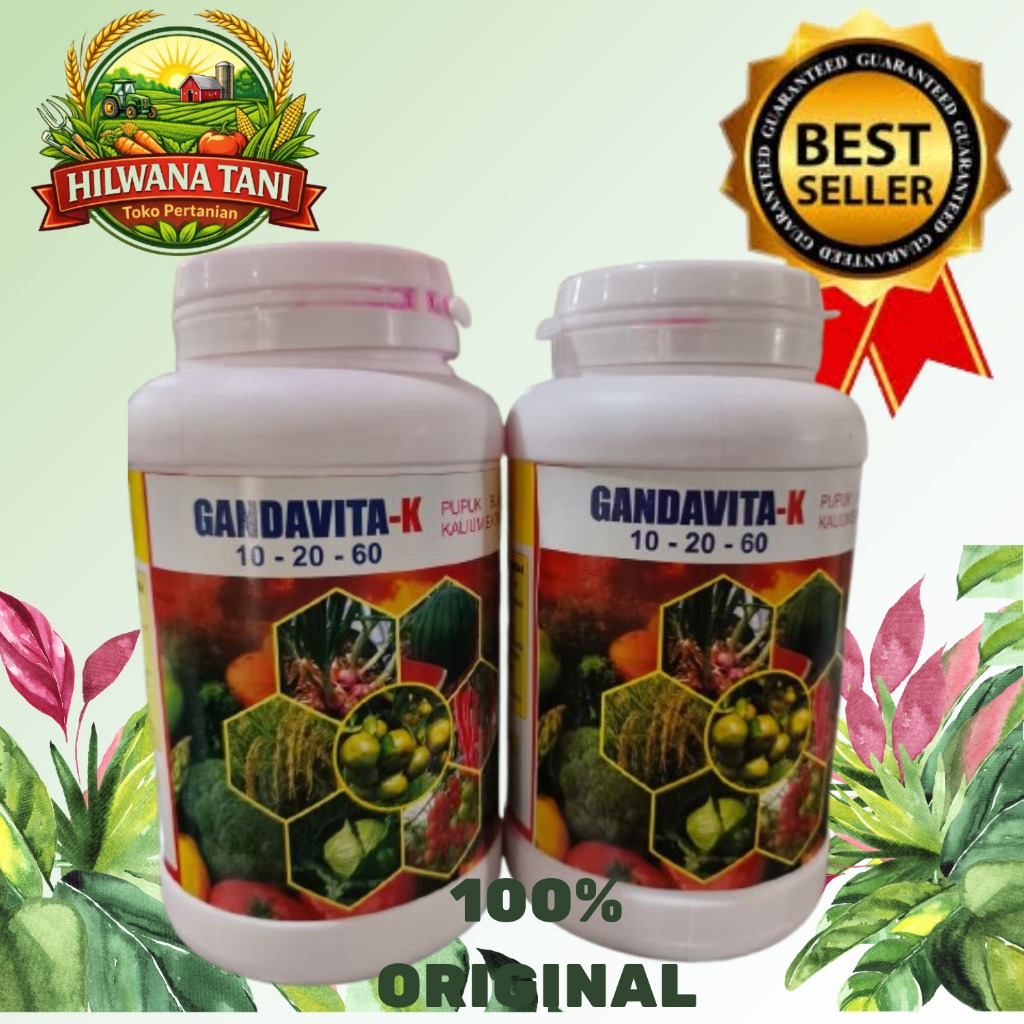 GANDAVITA K 10-20-60 500 GRAM PUPUK BUAH KALIUM EXTRA