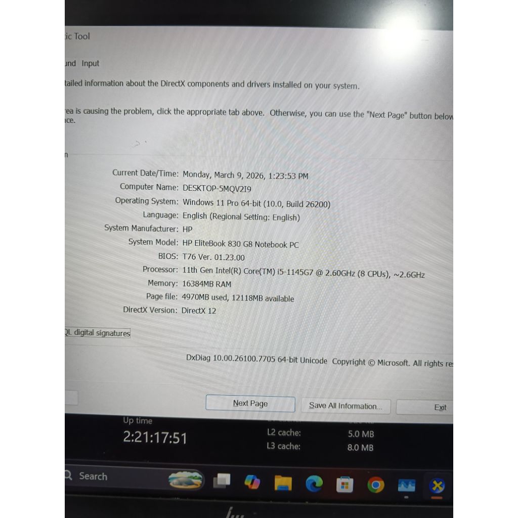 laptop second core i5 gen 11 normal