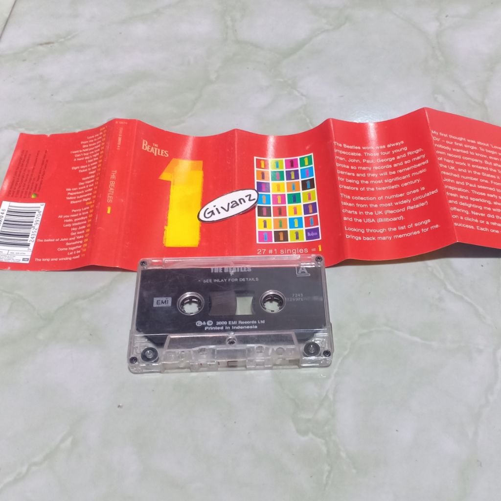 kaset pita tape THE BEATLES 1