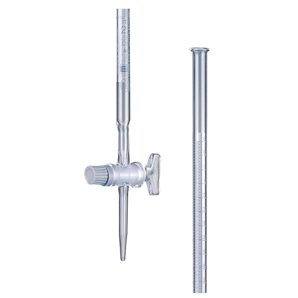 Buret 25ml Kaca Laboratorium 25 ml Schellbach Pyrex Lokal Keran Kaca Alat Ukur Kompresi