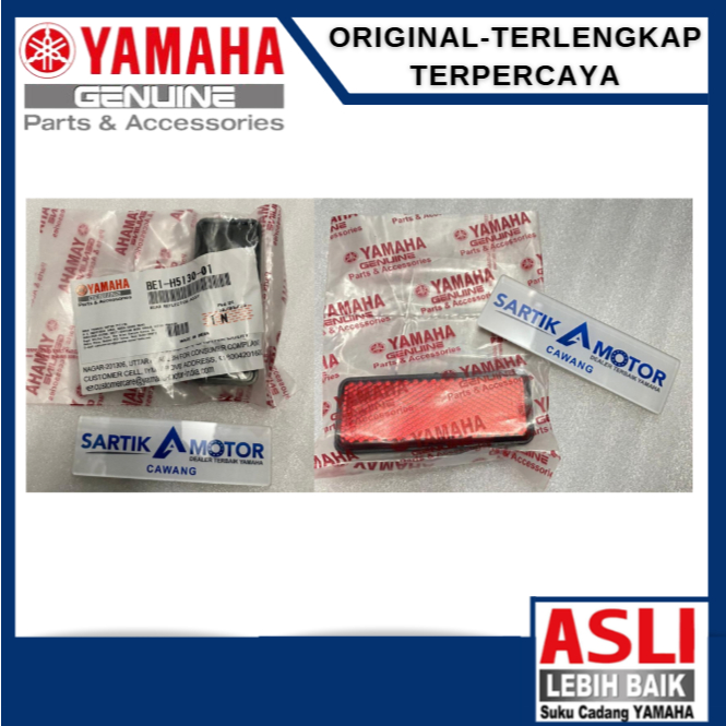 REFLEKTOR LAMPU MATA KUCING SPAKBOR BELAKANG LEXI AEROX NMAX NEW FAZZIO YAMAHA ORIGINAL BE1-H5130-00