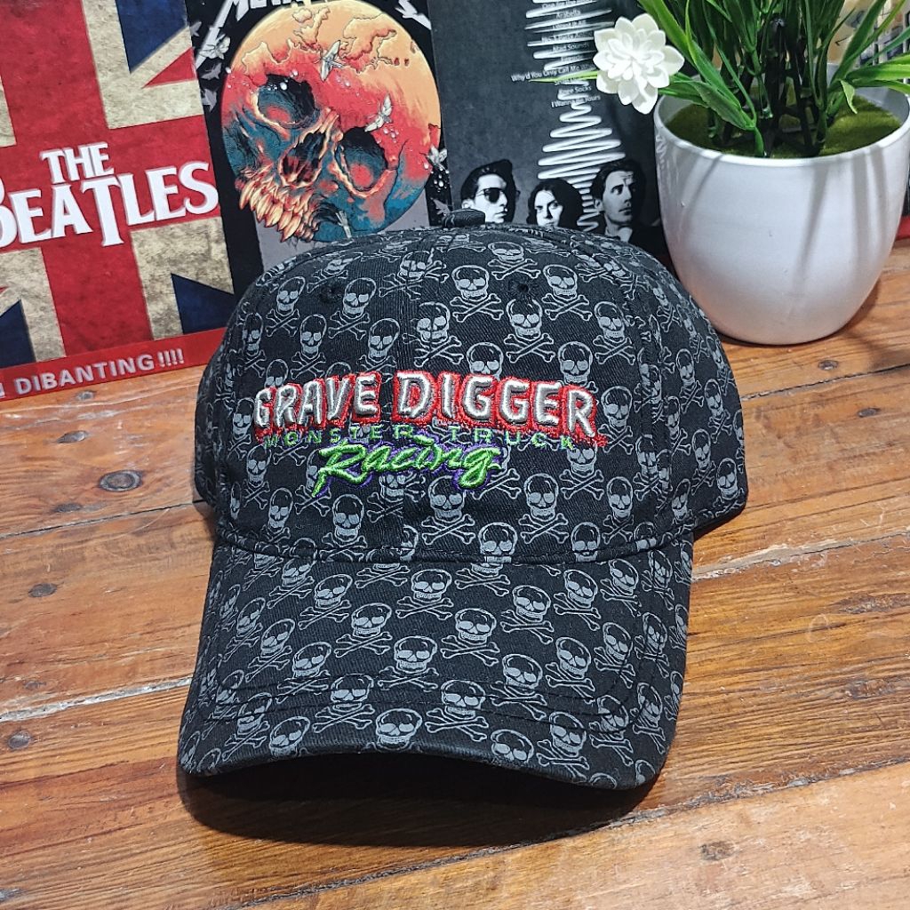 TOPI CAPS AOP GRAVE DIGGER MONSTER TRUCK RACING