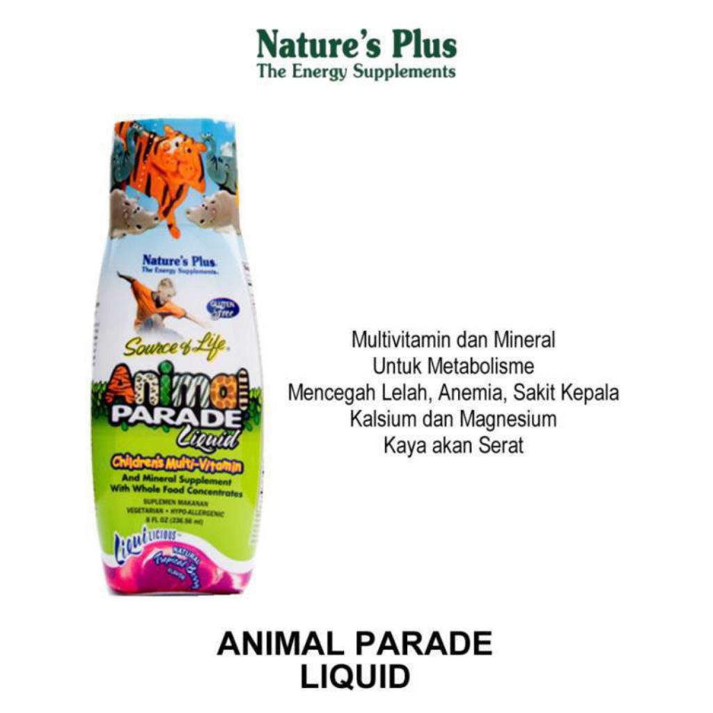 NATURE'S PLUS ANIMAL PARADE LIQUID 237