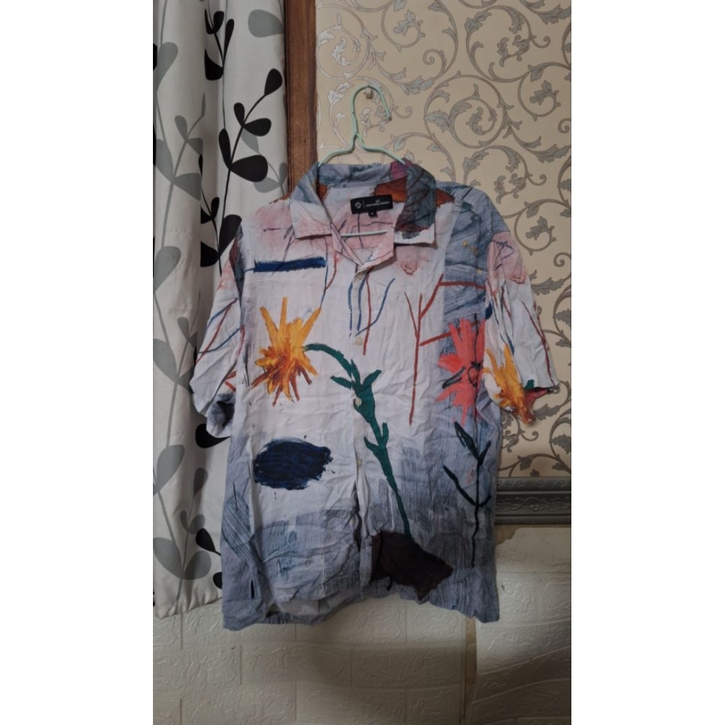 Kemeja 3Second x Jean Basquiat size XL Original