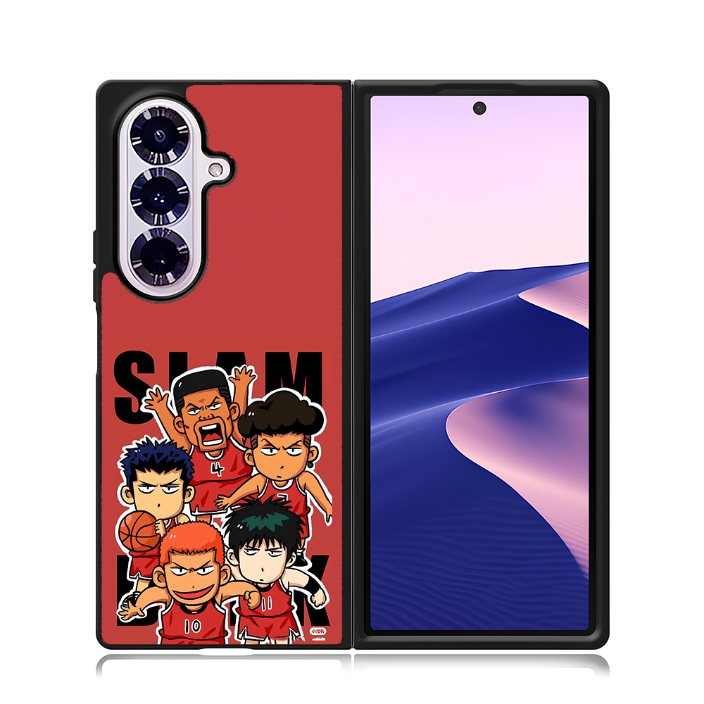 Phone Case Samsung Z Fold 7 6 5 4 3  Sublimation Custom SlamDunk Anime chibi