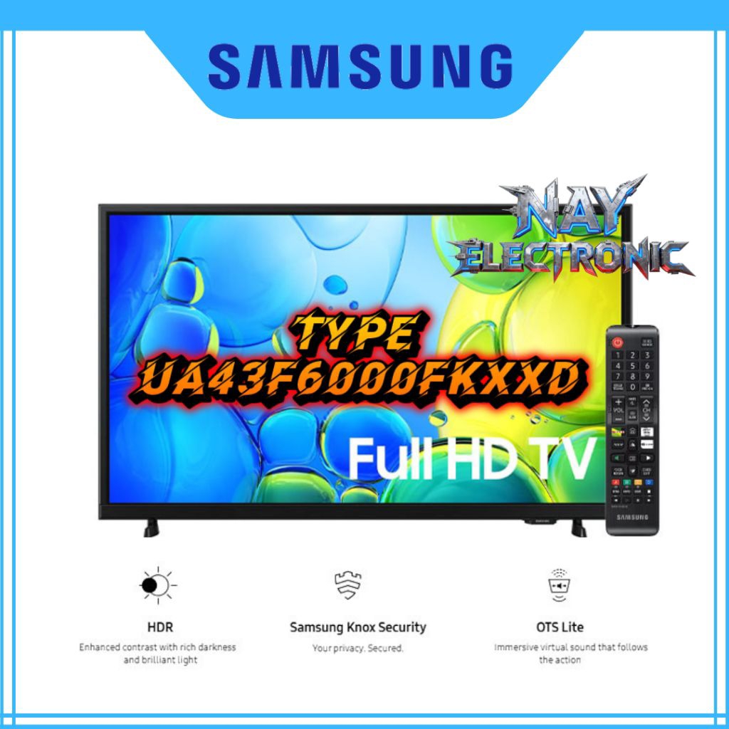 SAMSUNG 43F6000 / UA43F6000 / 43F6000FKXXD FULL HD SMART TV 43 inch 2025 series / Samsung Smart TV F
