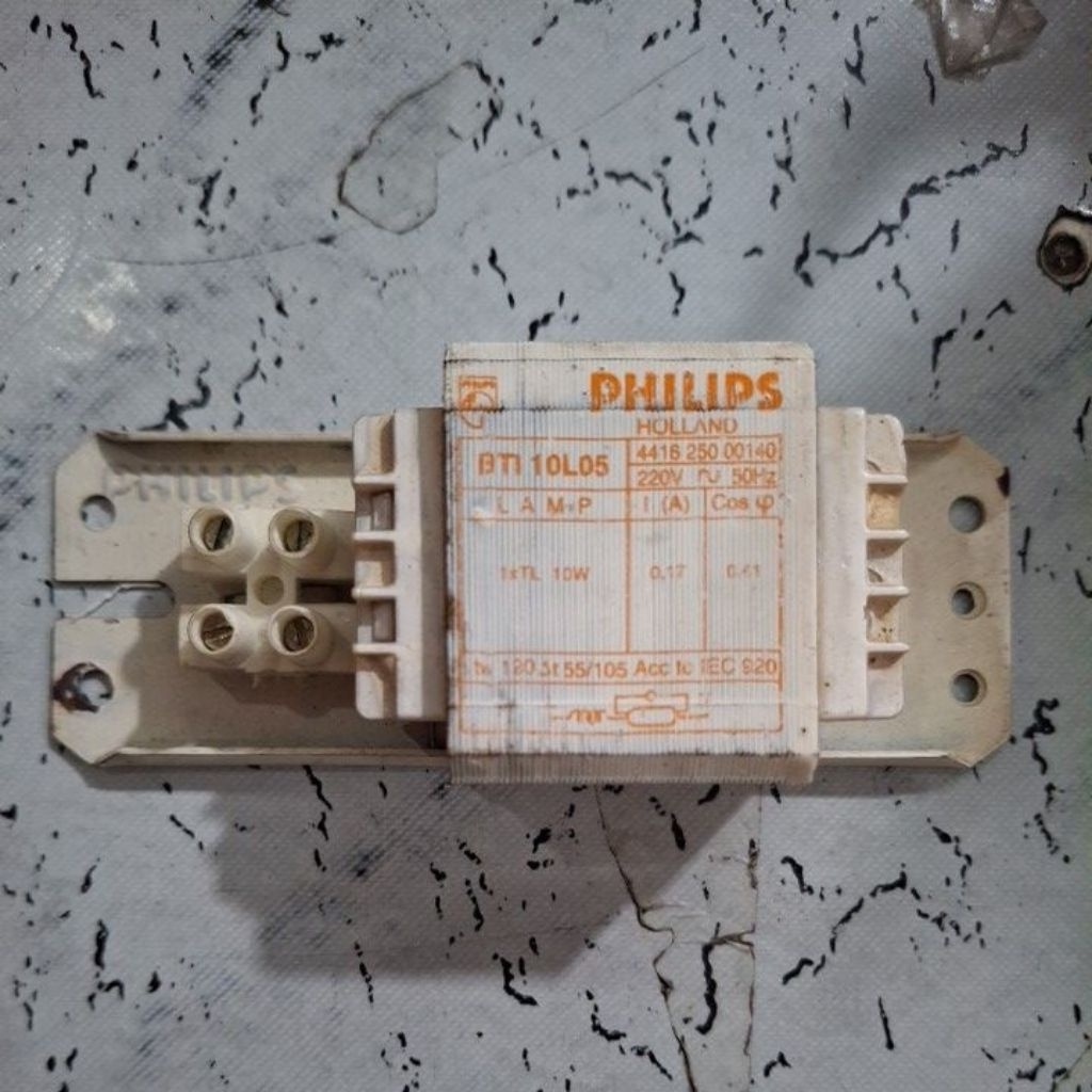 philips trafo/ballast untuk lampu neon/TL jadul 10w
