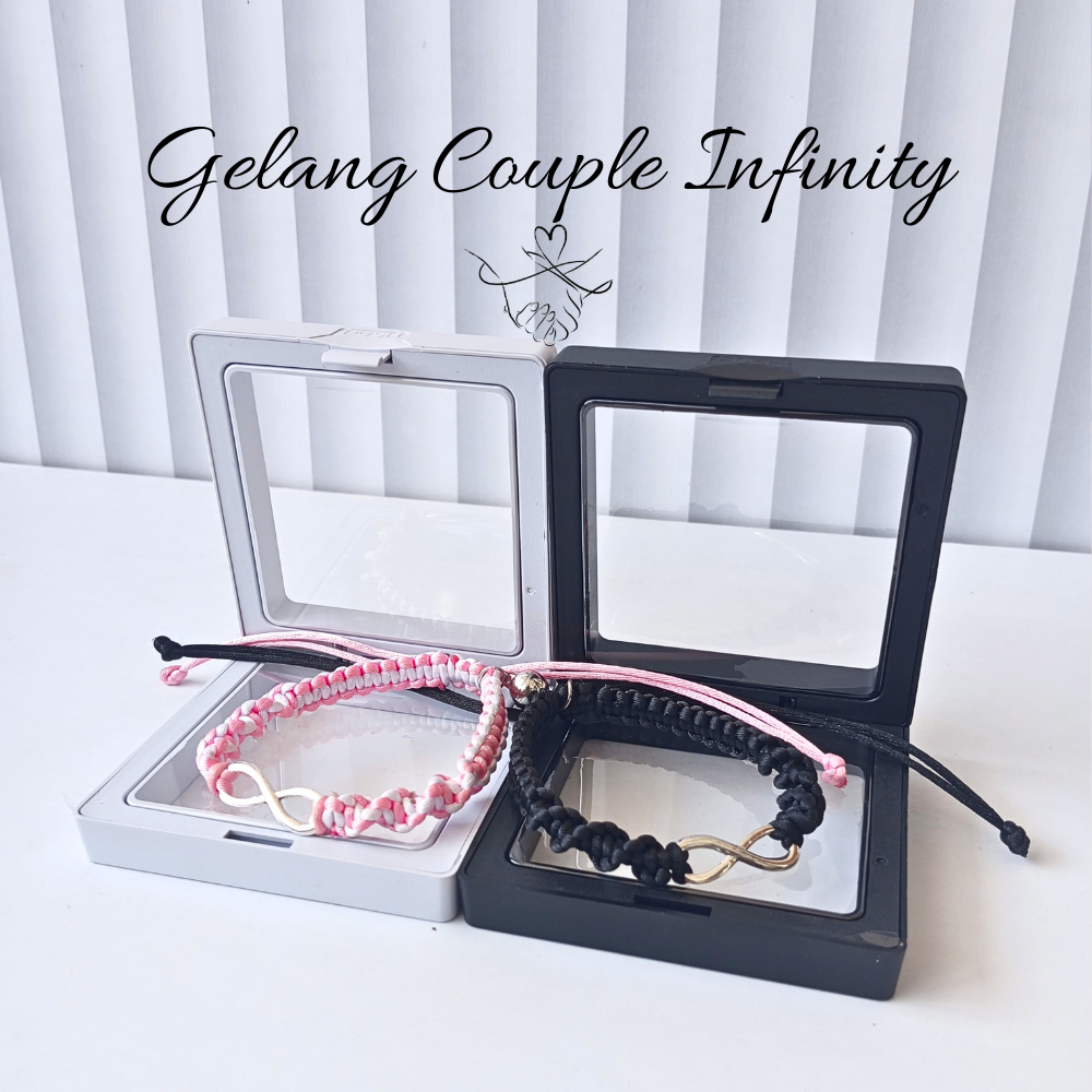 Couple Bracelets Gelang Infinity Gelang Persahabatan/Pasangan
