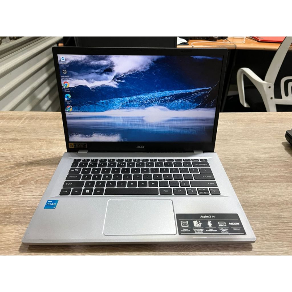 Laptop Acer Aspire 3 14inc A314-36M unit charger Intel core i3 N305