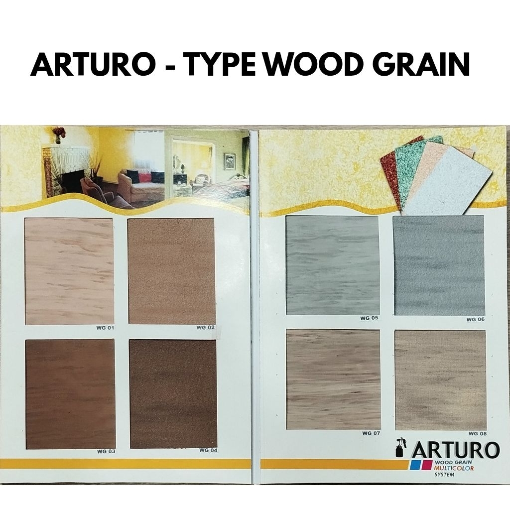 Cat Dinding Arturo | Type WOOD GRAIN 1klg/1kg