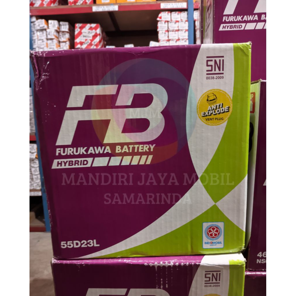 AKI BASAH FB FURUKAWA HYBRID (SIAP PAKAI) 55D23L | 60AH