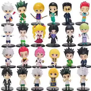 ACTION FIGURE HUNTER X HUNTER KILUA KURAPIKA GON SET 6PCS