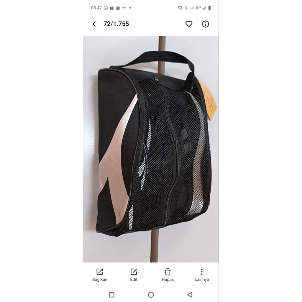 Tas Futsal Tas Tenteng Shoes Bag Diadora Original