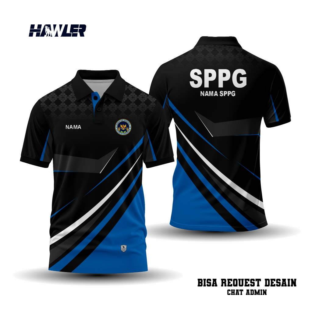 HAWLER APPAREL JERSEY WANGKI SPPG FULLPRINTING | KAOS POLO SPPG DRYFIT | JERSEY SPPG COSTUM