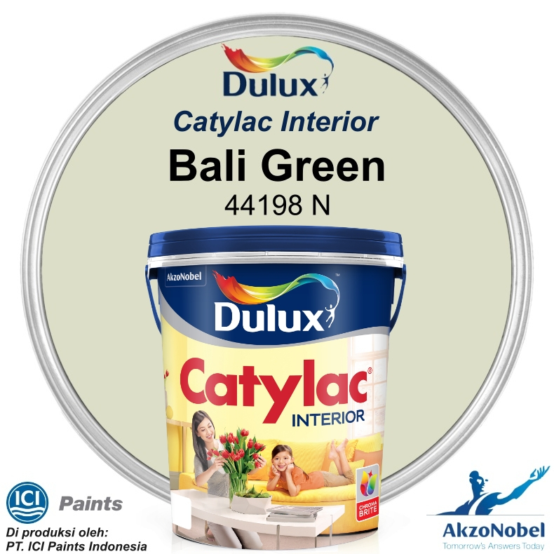 DULUX CATYLAC INTERIOR 44198 BALI GREEN - 5 KG