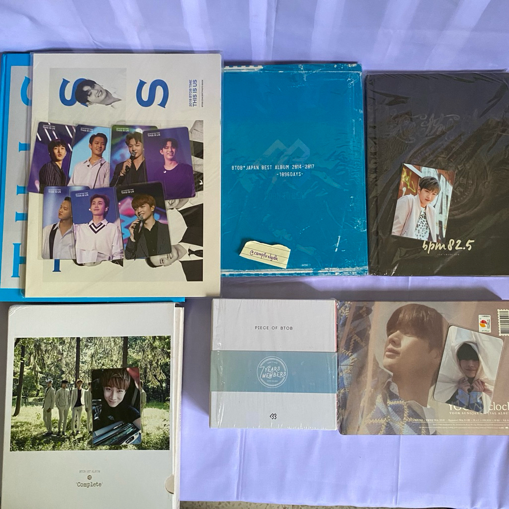 BTOB fullset Photobook THIS IS US Concert BPM 82.5 Yook O'Clock