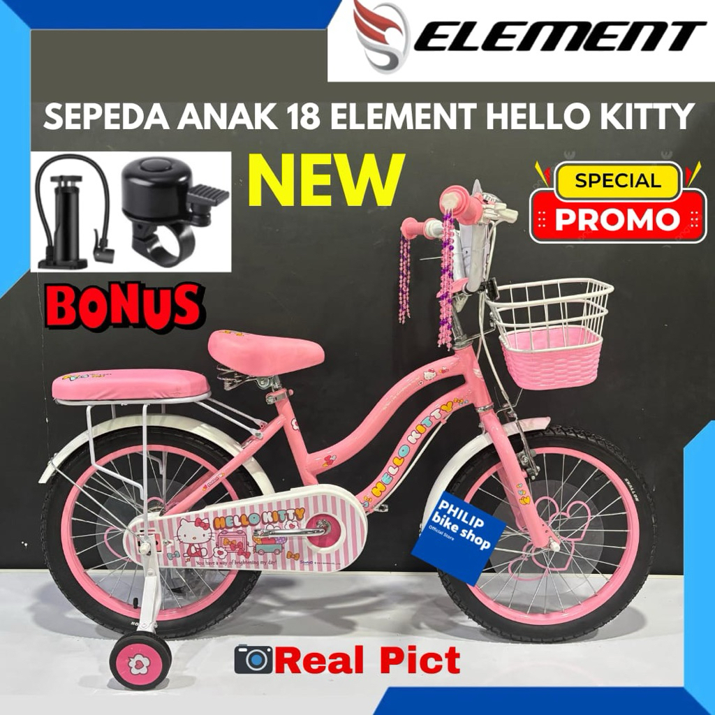 Sepeda Anak Perempuan 18 Element Hello Kitty